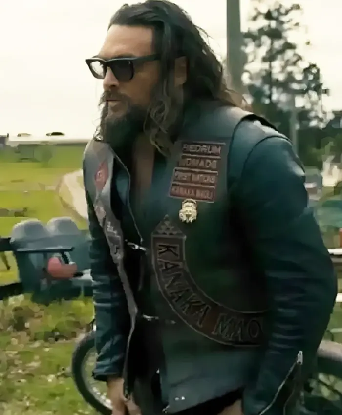 The Wrecking Crew Jason Momoa Leather Vest Right