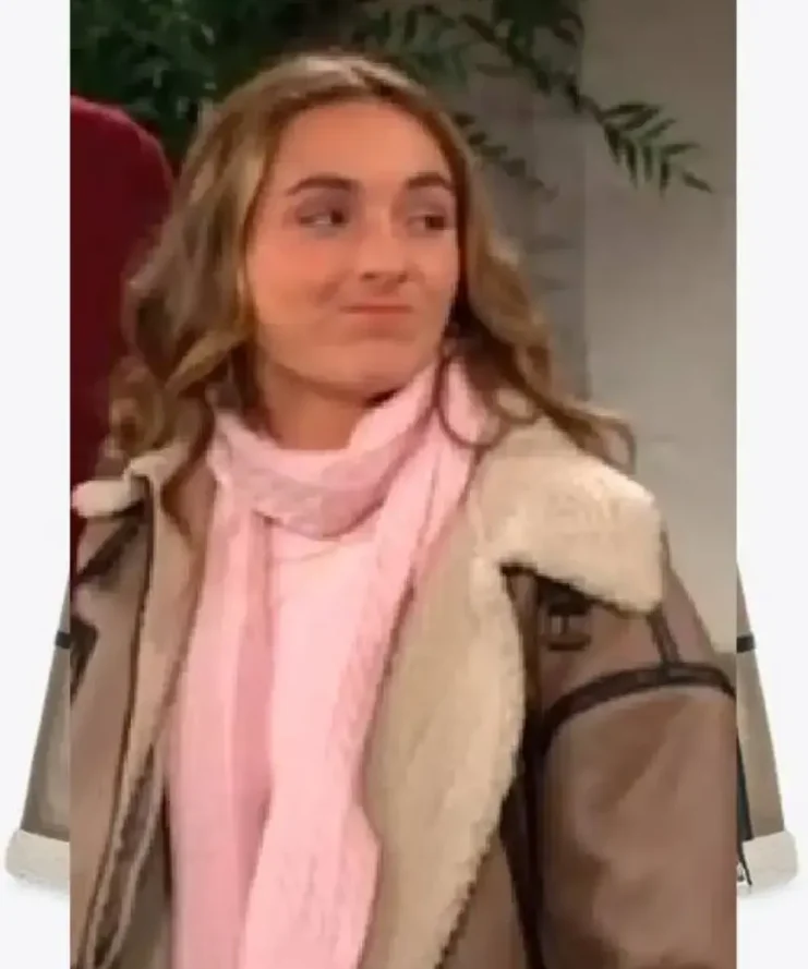 The Young And The Restless 2025 Sienna Mercuri Leather Jacket