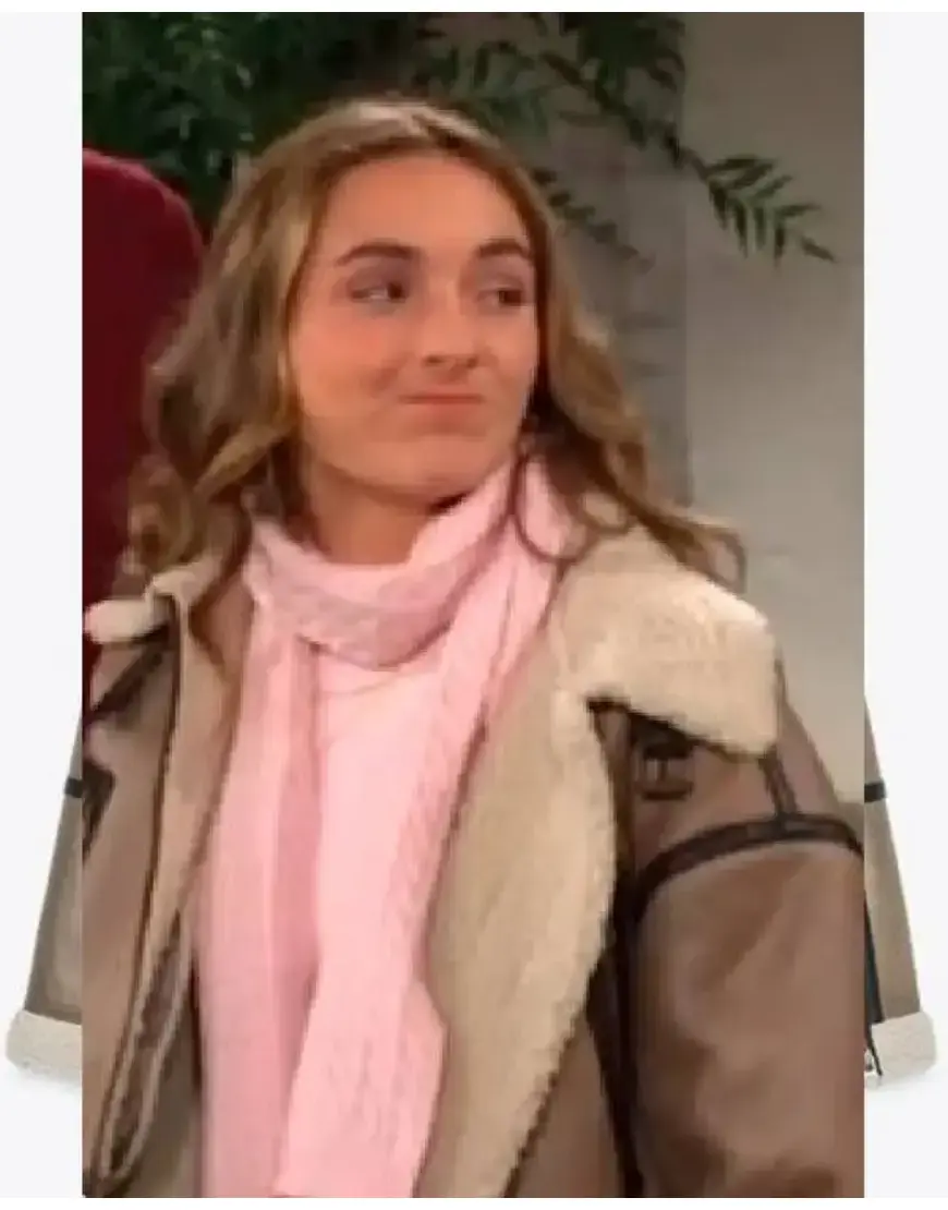 The Young And The Restless 2025 Sienna Mercuri Leather Jacket