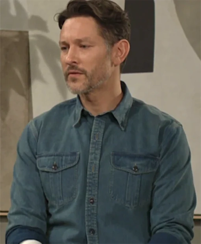 The Young And The Restless Daniel Romalotti Denim Shirt