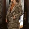 The Young And The Restless Hayley Erin Plaid Coat