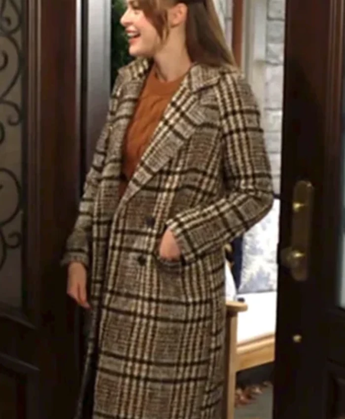 The Young And The Restless Hayley Erin Plaid Coat