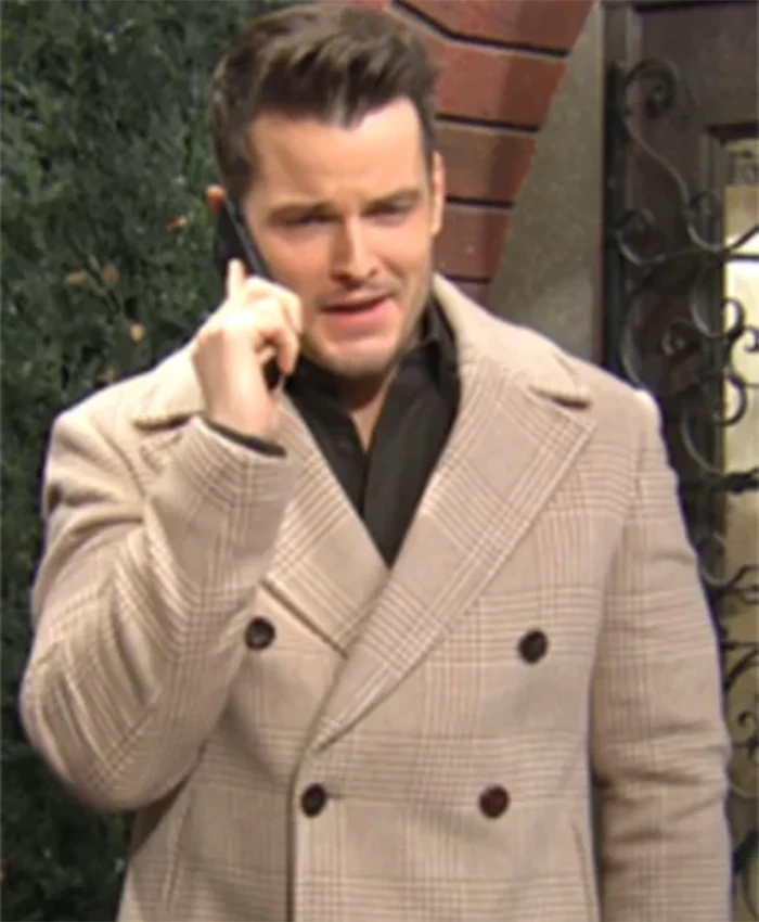 The Young And The Restless Kyle Abbott Beige Peacoat