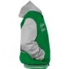 Throwback Prep Boston Celtics Kelly Green Hoodie Jacket For Sale