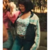 Tiffany Ho TV Series His And Hers 2026 Teen Helen Wang Colorblock Leather Jacket