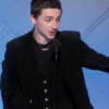 Timothee Chalamet 83rd Golden Globe Awards Black Blazer Order Now