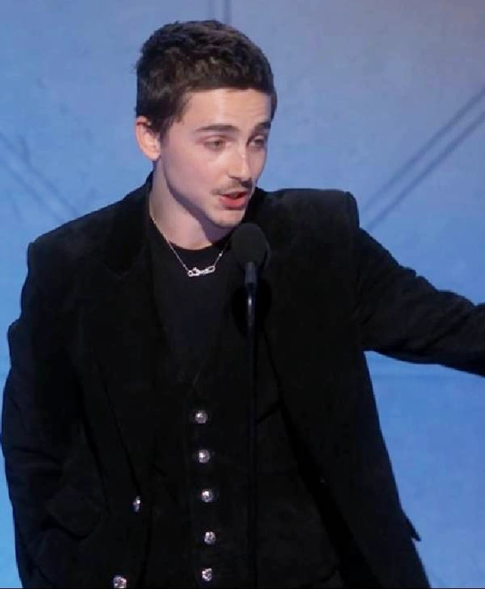 Timothee Chalamet 83rd Golden Globe Awards Black Blazer Order Now
