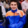 Timothee Chalamet Knicks Vs Hawks Courtside Jacket For Sale