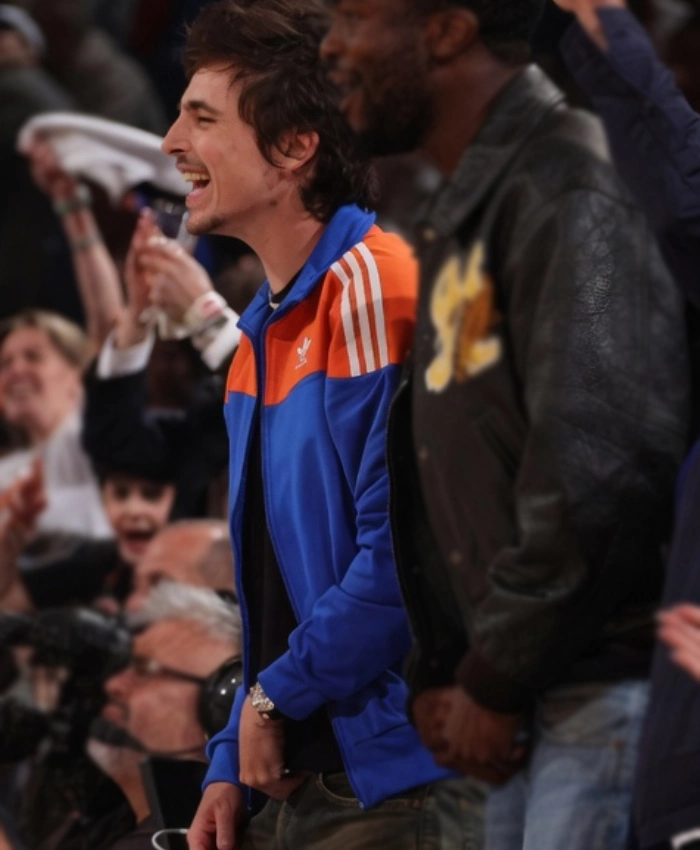 Timothee Chalamet Knicks Vs Hawks Courtside Jacket