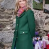 Tis The Season To Be Irish Fiona Gubelmann Green Wool Coat