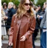 Tods FW26 Fashion Show Milan 2026 Brown Leather Jacket