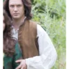 Tom Hardy Wuthering Heights 2026 Suede Vest
