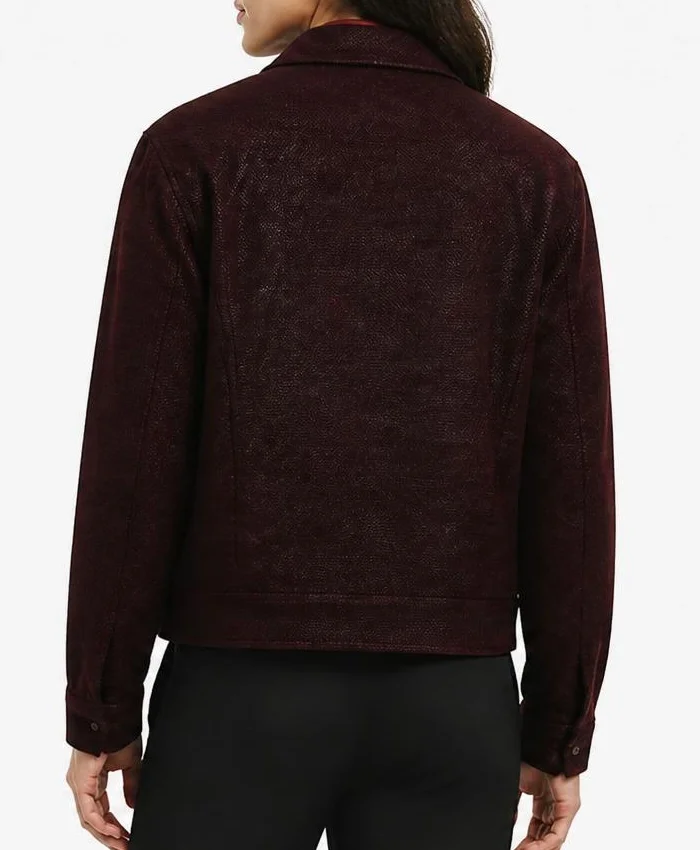 Tom Holland Brand New Day Maroon Jacket Women