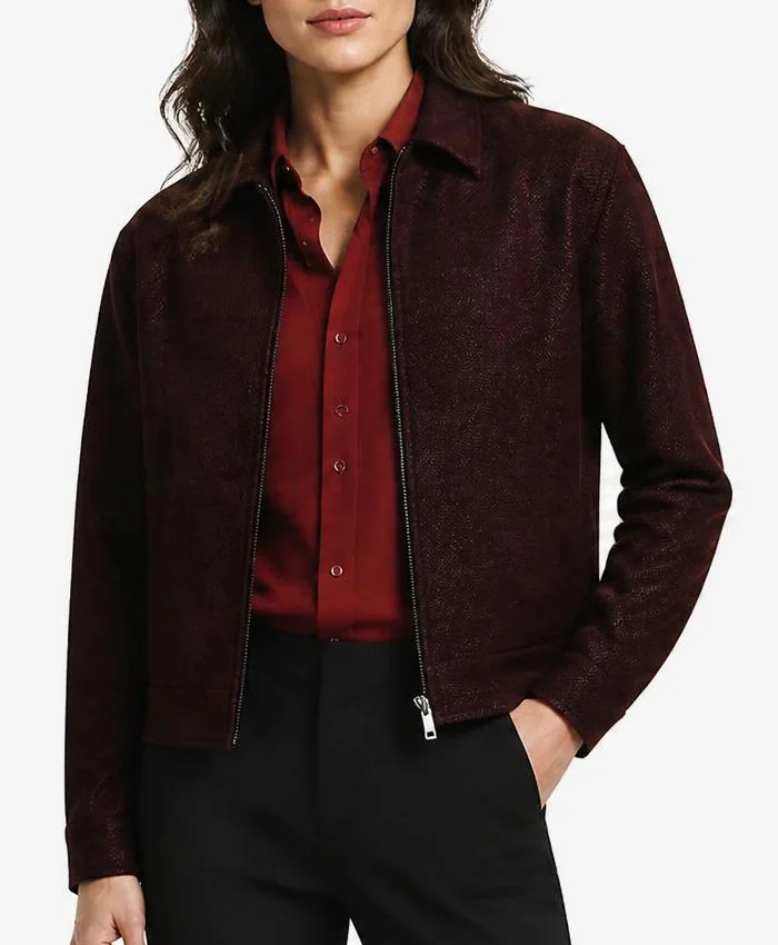 Tom Holland Brand New Day Maroon Jacket Womens