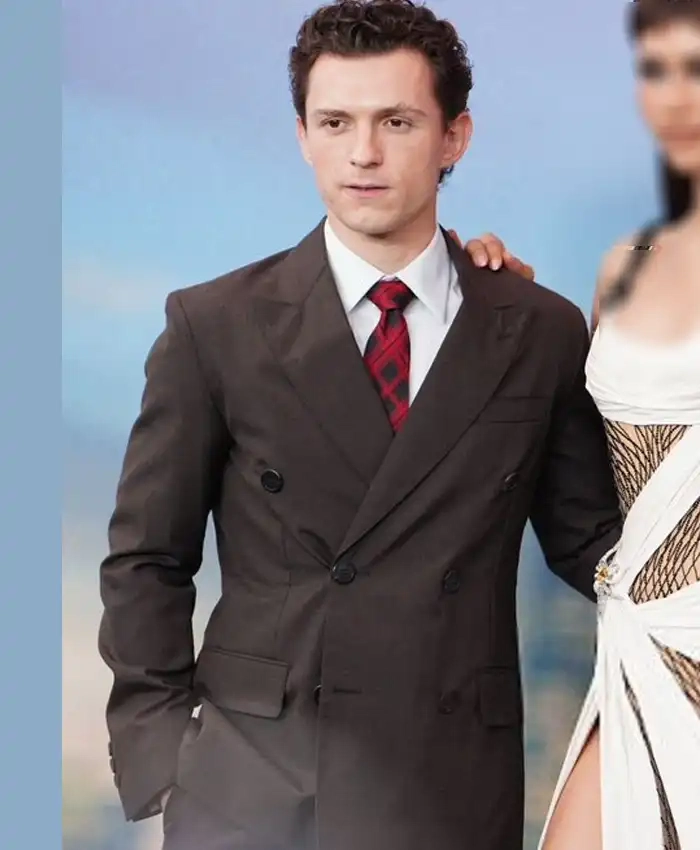 Tom Holland Shanghai 2026 Photos Calls Double Breasted Blazer 