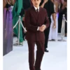 Tom Holland UK Premiere Burgundy Suit