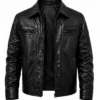 Tommy Power Origins S01 Charlie Mann Black Leather Jacket