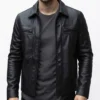 Tommy Power Origins S01 Charlie Mann Black Leather Jacket Sale