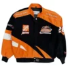 Tony Stewart 2002 Winston Cup NASCAR Orange And Black Racing Jacket