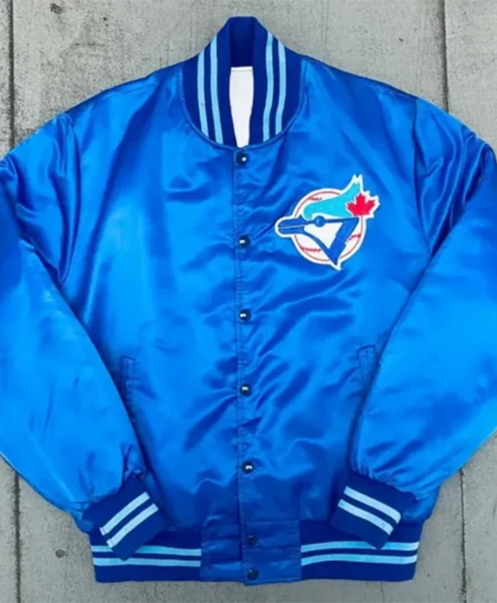 Toronto Blue Jays 1980s Spellout Varsity Jacket
