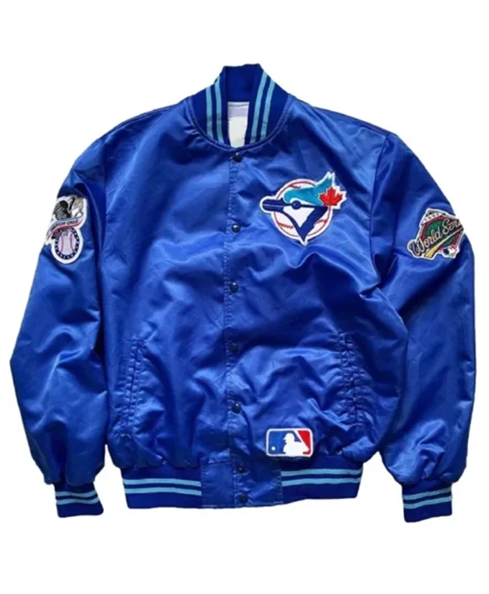 Toronto Blue Jays 90s Blue Varsity Jacket