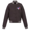 Toronto Blue Jays Charcoal Varsity Jacket