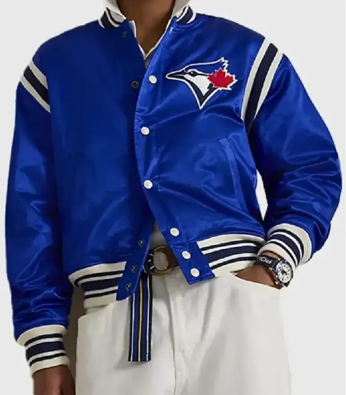 Toronto Blue Jays Varsity Bomber Jacket Sale