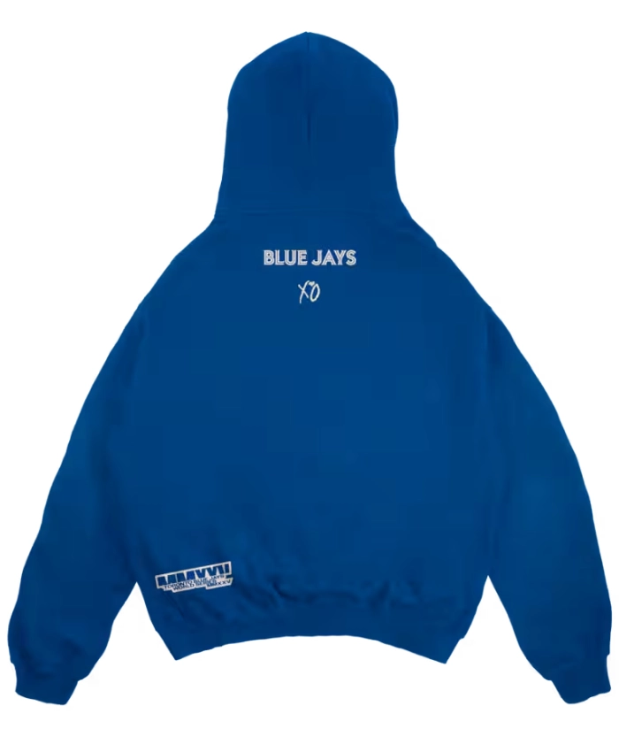 Toronto Blue Jays X The Weeknd 2025 WSL Blue Hoodie