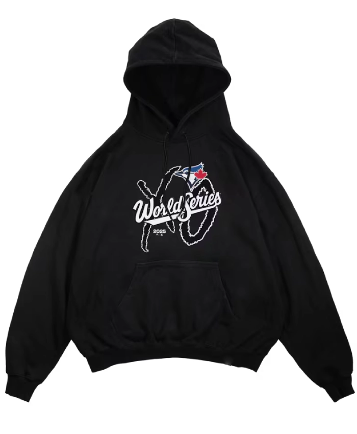 Toronto Blue Jays X The Weeknd World Series Legacy 2025 Pullover Black Hoodie