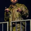 Toronto Drake Camo Leather Jacket Front