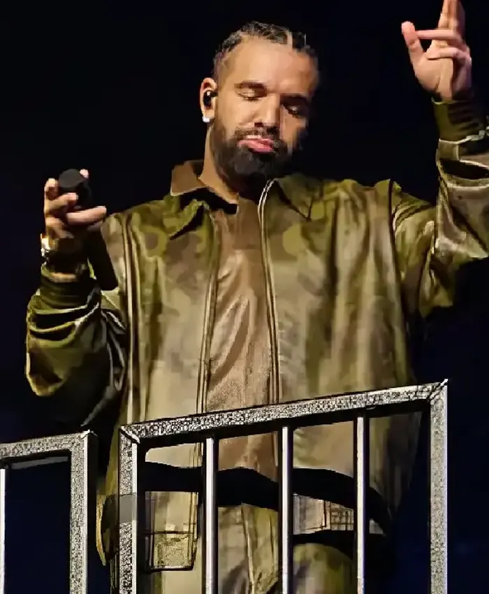 Toronto Drake Camo Leather Jacket