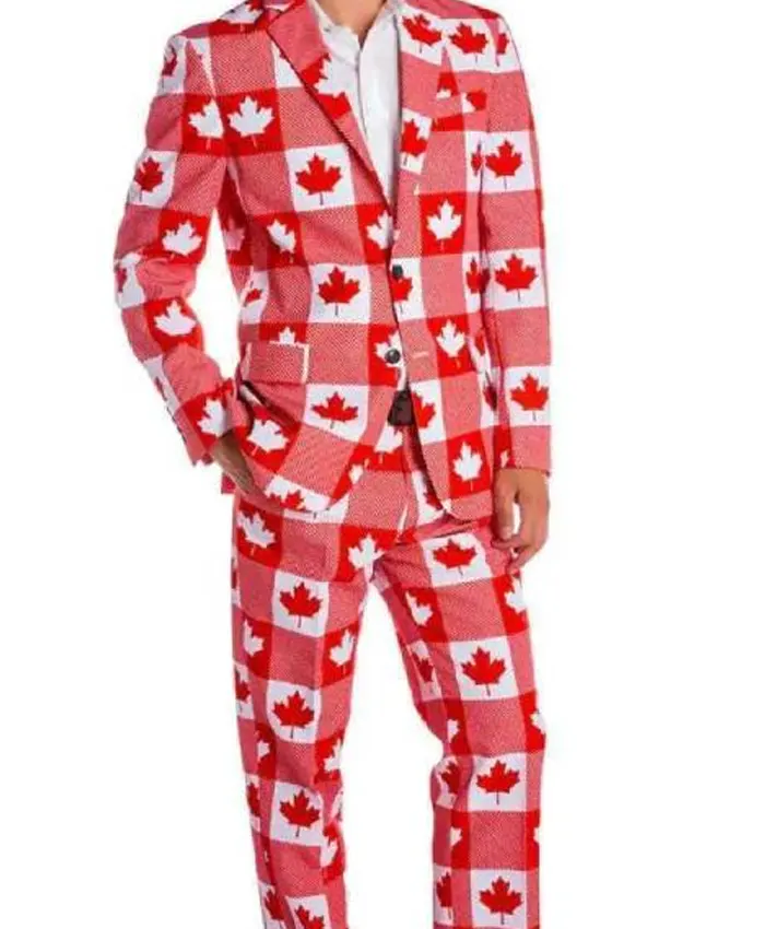Toronto Maple Leaf Red And White Suit - Image 2
