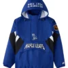 Toronto Maple Leafs OVO Hooded Half Zip Blue Jacket
