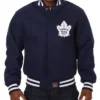 Toronto Maple Leafs One Color Wool Varsity Jacket