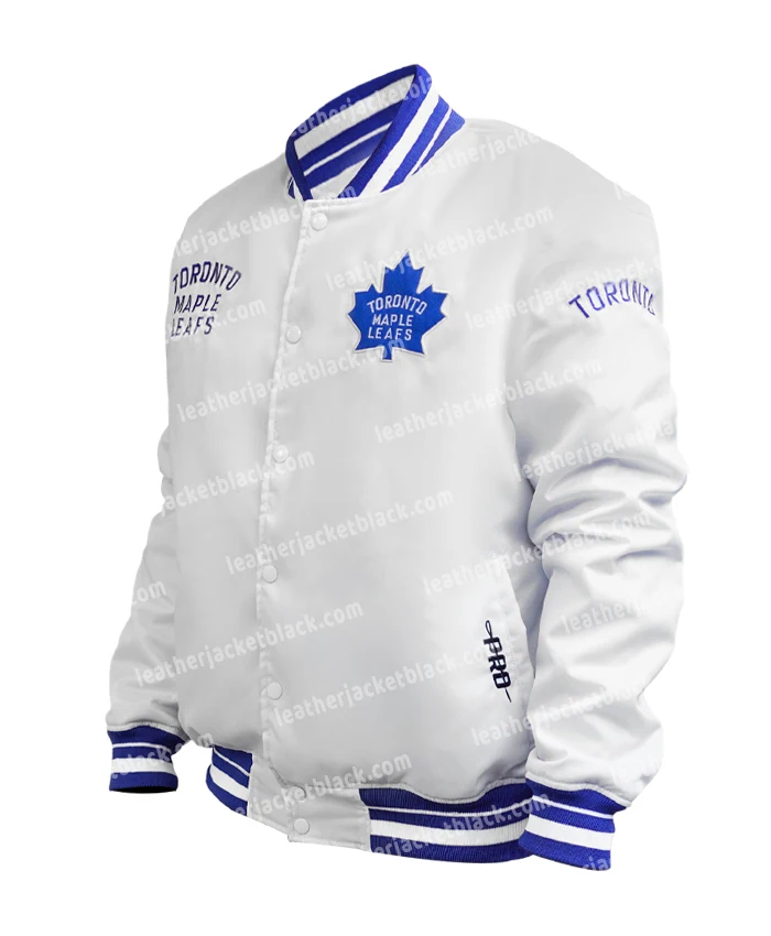 Toronto Maple Leafs Retro Classic Rib Varsity Jacket