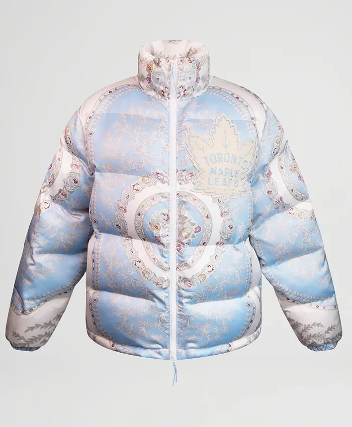 Toronto Maple Leafs Satin Puffer Jacket