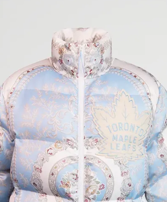 Toronto Maple Leafs Zip Up Puffer Jacket