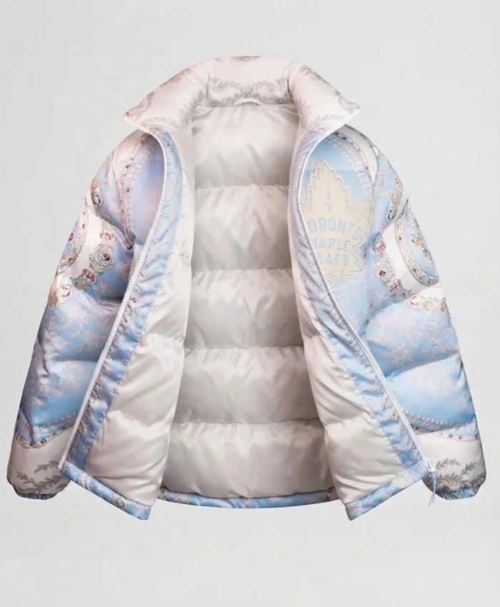 Toronto Maple Leafs Zip Up Satin Jacket