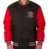 Toronto Raptors Black And Red Varsity Jacket