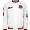 Toronto Raptors City Collection White Varsity Jacket