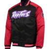 Toronto Raptors Hardwood Classics Reload 3.0 Black And Red Jacket