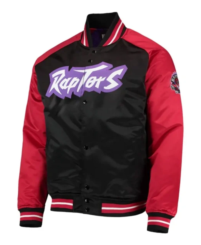 Toronto Raptors Hardwood Classics Reload 3.0 Black And Red Jacket