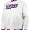 Toronto Raptors Hardwood Classics White Varsity Jacket