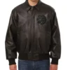 Toronto Raptors Leather Varsity Jacket
