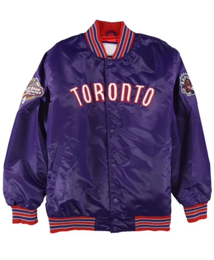 Toronto Raptors NBA All Star 2000 Purple Varsity Jacket