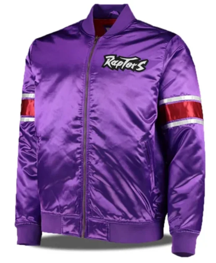 Toronto Raptors NBA Purple Vintage Bomber Jacket