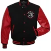 Toronto Raptors NBA Red And Black Letterman Varsity Jacket