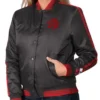 Toronto Raptors Overtime Black Varsity Jacket