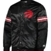 Toronto Raptors Pick And Roll Black Varsity Jacket