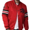 Toronto Raptors Scout I Red Varsity Jacket